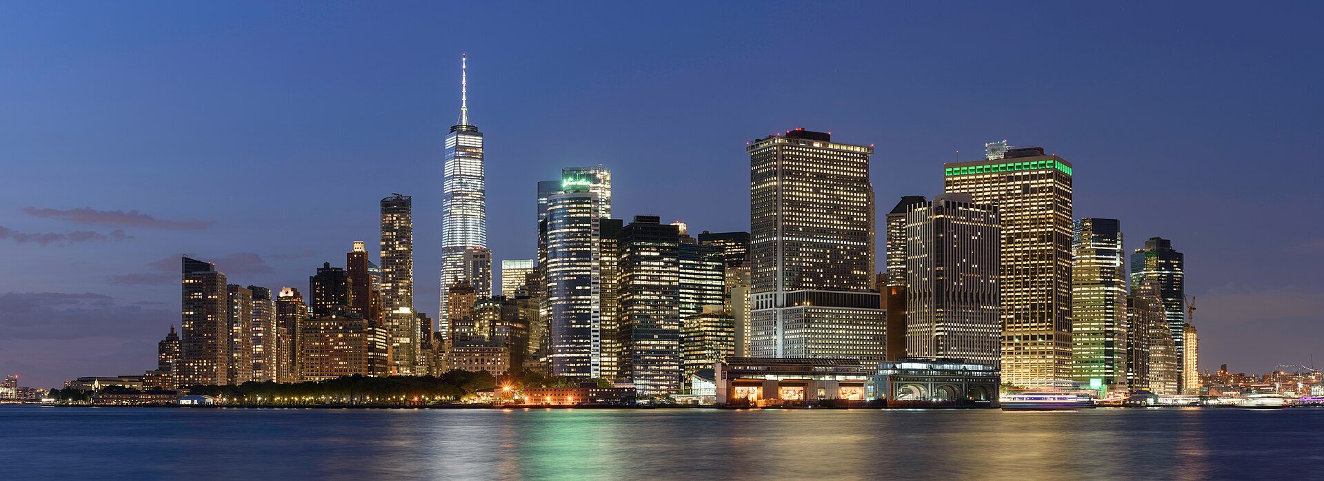 Wall Street in the Financial District